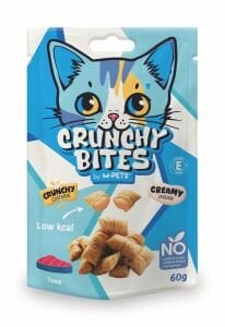 20646599 M-Pets Crunchy Bıtes Ton Balıklı Kedi Ödülü 60Gr Skt:03/28