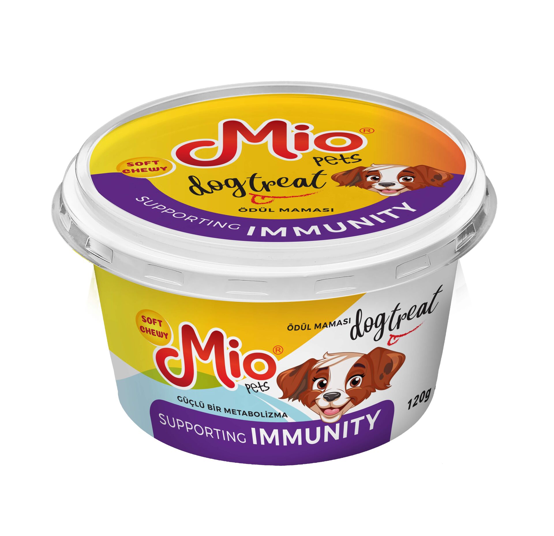 Mio Yumuşak Ödül  Köpek  Immunity  120 Gr 4 lü skt:02/26