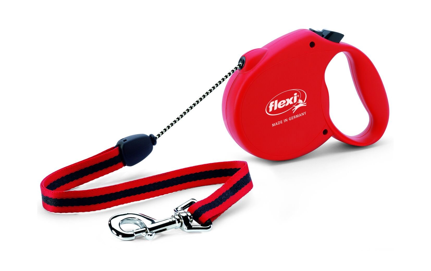 Flexi Standart Kırmızı İp Otomatik Köpek Tasması 5 Mt Small