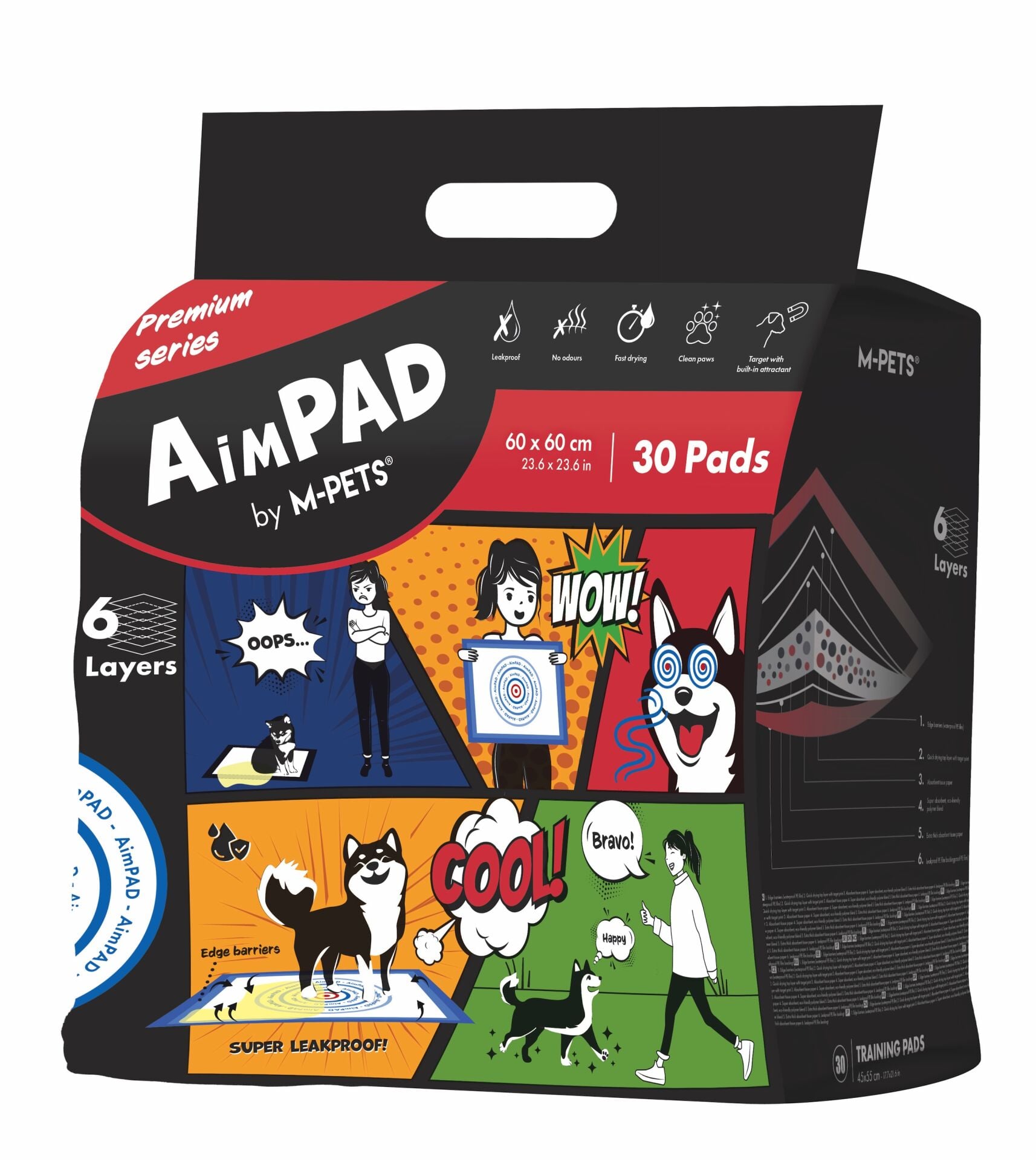 10177299 M-Pets Aimpad Çiş Eğitim Pedi 60X60Cm 30Lu