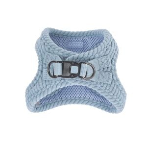10859099 M-Pets Velvet Dog Göğüs Tasması Blue (XS)