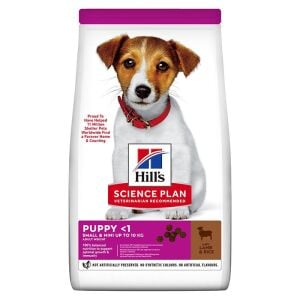 Hills Small Mini Puppy Küçük Irk Kuzu Etli Yavru Köpek Maması 3 Kg + Püre Konserve SKT:05/26
