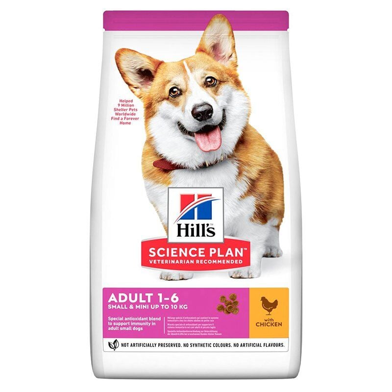 Hills Small Miniature Tavuklu Küçük Irk Yetişkin Köpek Maması 1.5 Kg + Flamingo Ödül Skt:08/26