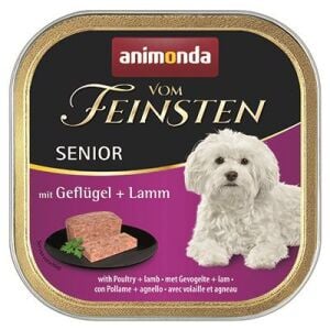 Animonda Senıor Kümes Hayvanlı+Kuzu Etli Köpek Yaş Maması150 gr 22 li skt:11/25