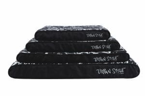 10364799 M-Pets Urbanstyle Contempo Cushıon Yatak Black&White (M) 80X55X9Cm