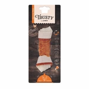 19045499 M-Pets Trusty Extra Chıcken Düğümlü Kemik 75Gr/15,3Cm  skt:02/27