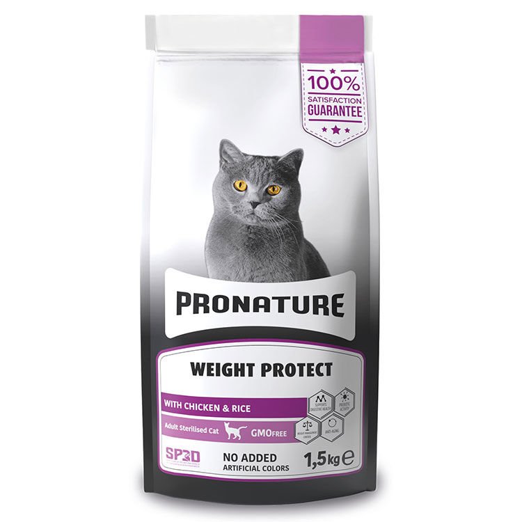 Pronature Weight Protect Sterilised Kısırlaştırılmış Kedi Maması 1.5 Kg Skt:12/24