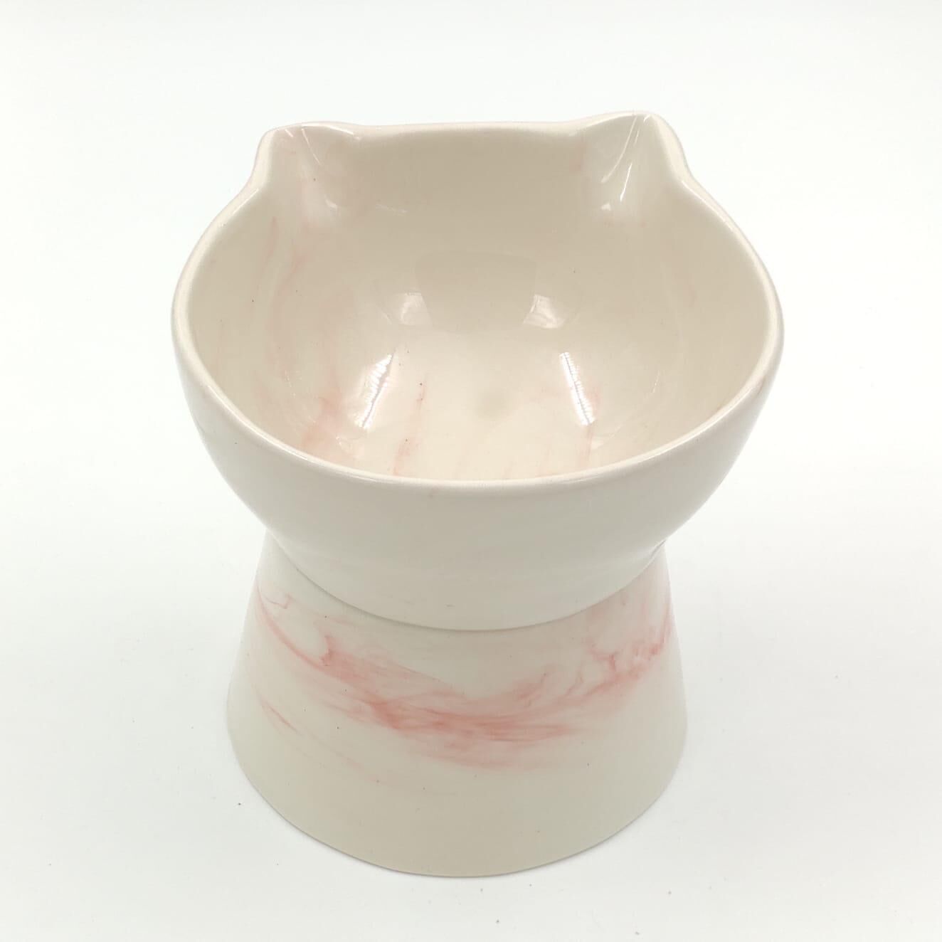 Glory Ayaklı Seramik Su Kabı Pembe 400 Ml