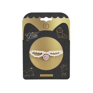 60801799 M-Pets Glam Prestige Aksesuar Kalp Kolye Pembe ( S )