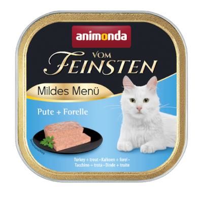 Animonda Hindi ve Alabalıklı Kedi Yaş Mama 100 Gr 32 Adet Skt:09/26