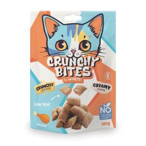 29011399 M-Pets Crunchy Bites Tavuklu Kedi Ödülü 180 GR SKT:05/28