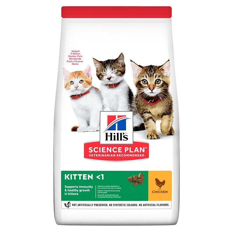 Hills Kitten Tavuklu Yavru Kedi Maması 3 Kg + Püre Konserve Hediyeli Skt: 10/26