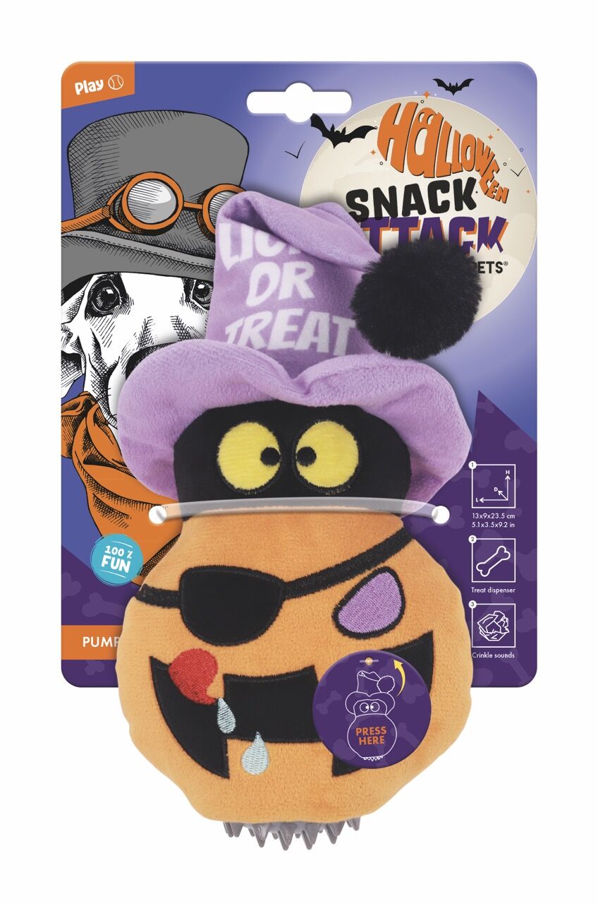 10658899 M-Pets Halloween Pumpkın Snack Attack Köpek Oyuncağı