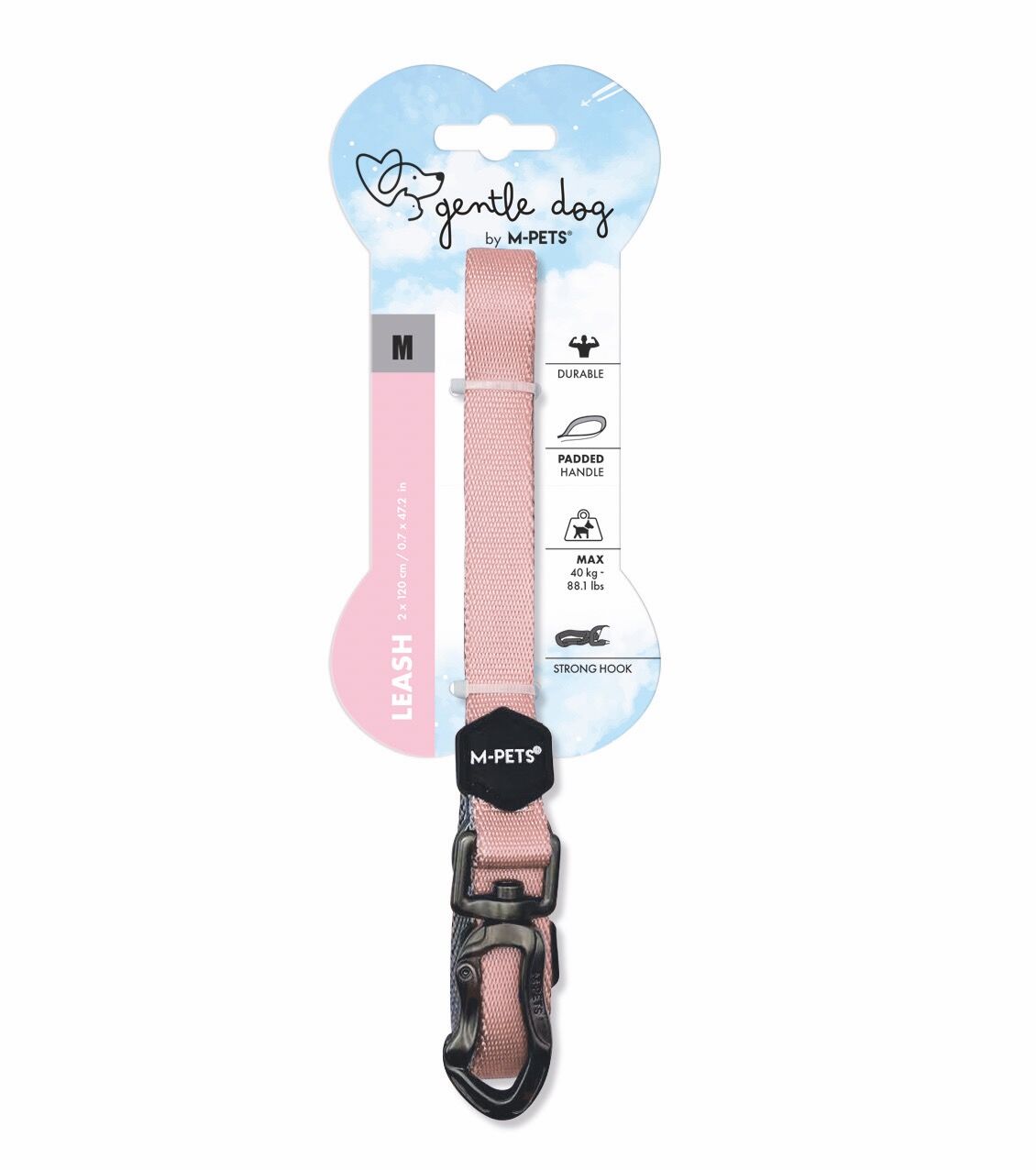 10848899 M-Pets Gentle Dog Gezdirme Kayışı (M) Pink