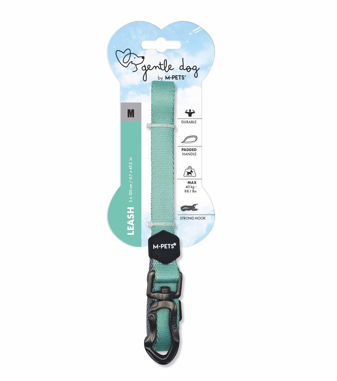 10849299 M-Pets Gentle Dog Gezdirme Kayışı (M) Green