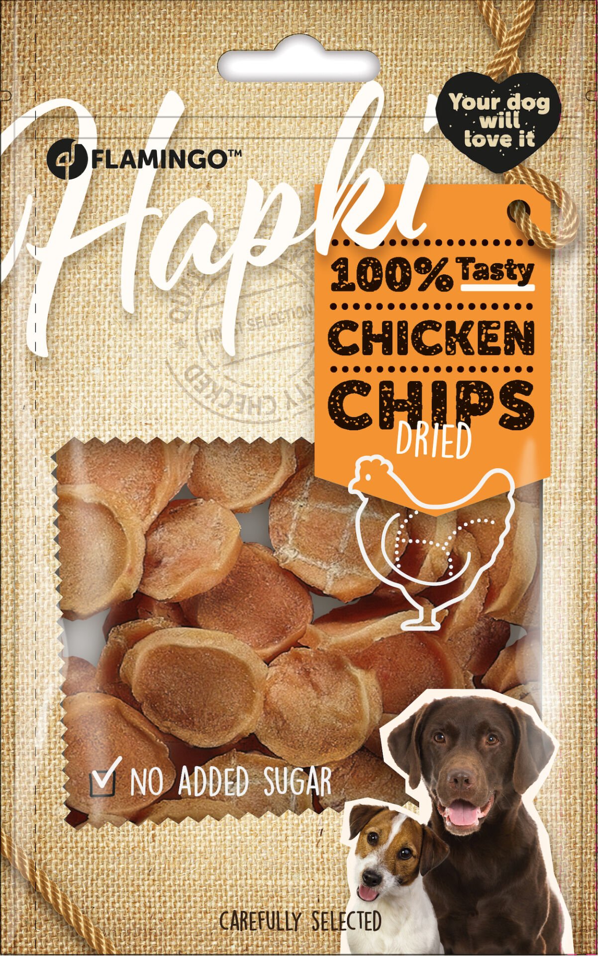 Flamingo Hapki Cips Tavuklu Köpek Ödülü 85 Gr 10lu Skt:08/25