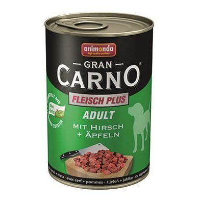 Animonda Gran Carno Sığır Geyik Etli Elmalı Köpek Konservesi 5+1 Adet 400 Gr Skt:04/27