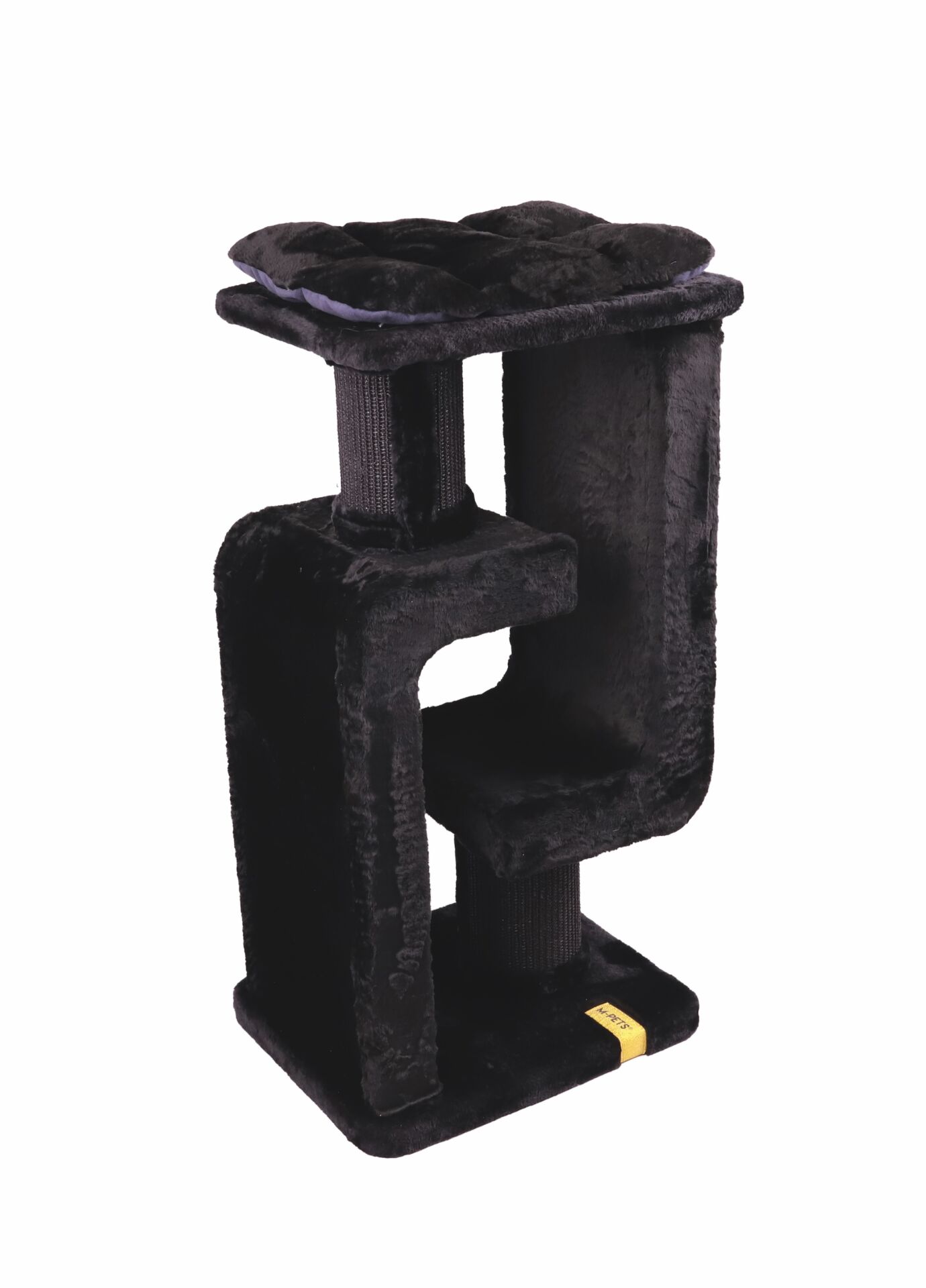 20648708 M-Pets Panther Premium Duo Kedi Tırmalama Black