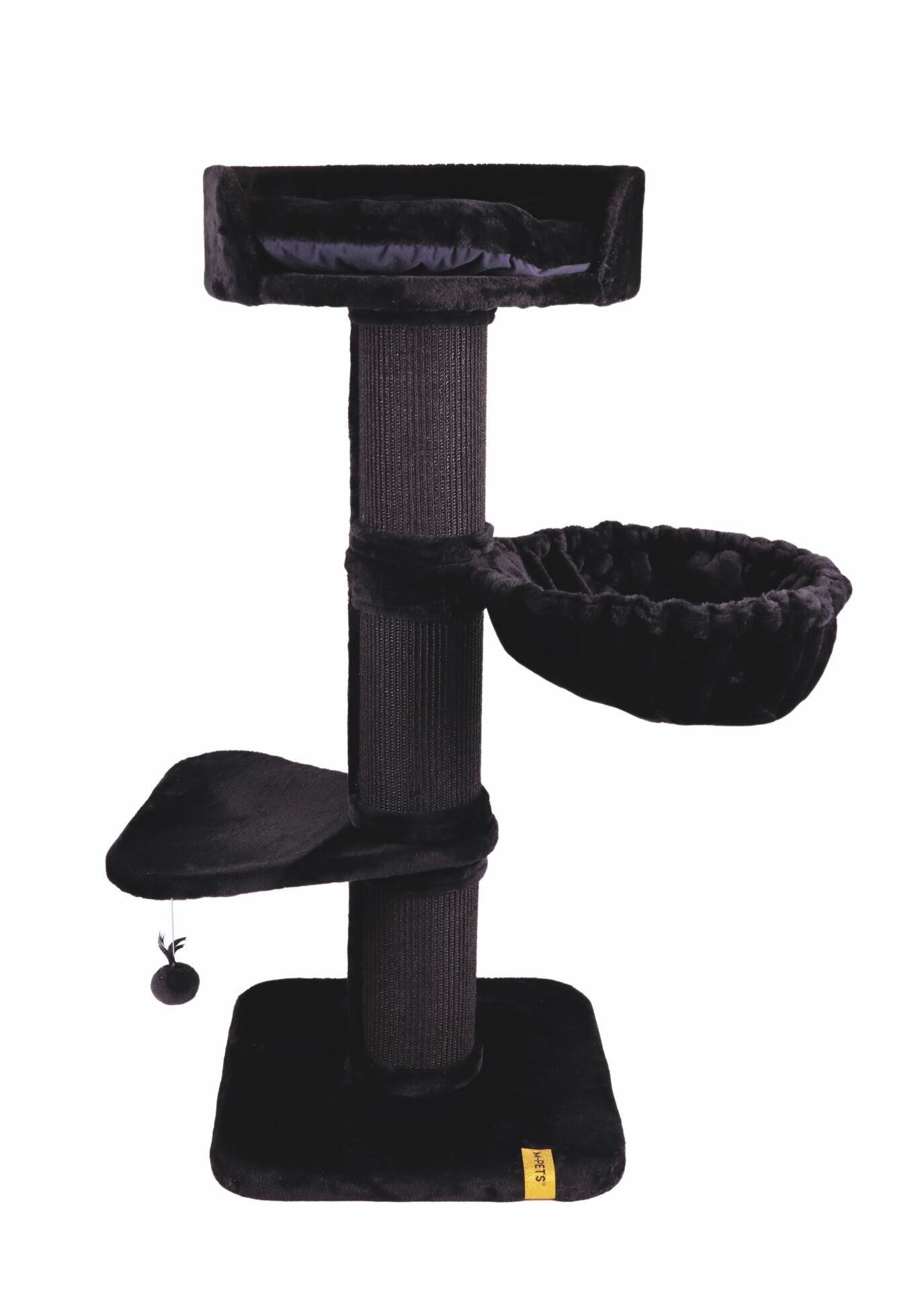 20648908 M-Pets Panther Premium Nıdo Kedi Tırmalama Black