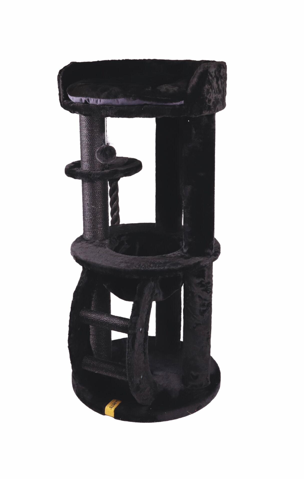 20649108 M-Pets Panther Premium Suıte Kedi Tırmalama Black