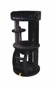 20649108 M-Pets Panther Premium Suıte Kedi Tırmalama Black