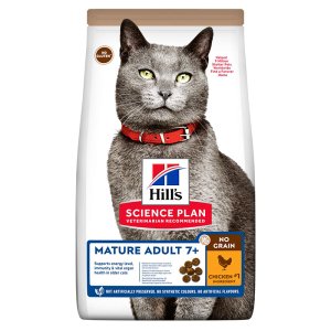 Hills Mature Adult No Grain Chicken Tavuklu Yaşlı Kedi Maması 1.5 Kg skt:08/24