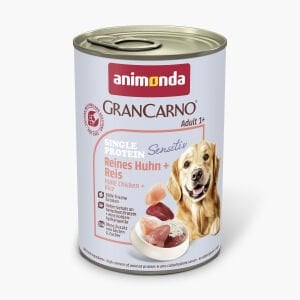 Animonda Gran Carno Sensitiv Tavuklu Pirinçli Köpek Konservesi 5+1 Adet 400 Gr Skt:04/27