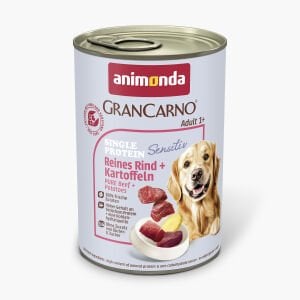 Animonda Gran Carno Sensitiv Sığır Etli Ve Patatesli Köpek Konservesi 5+1 Adet 400 Gr Skt:03/27