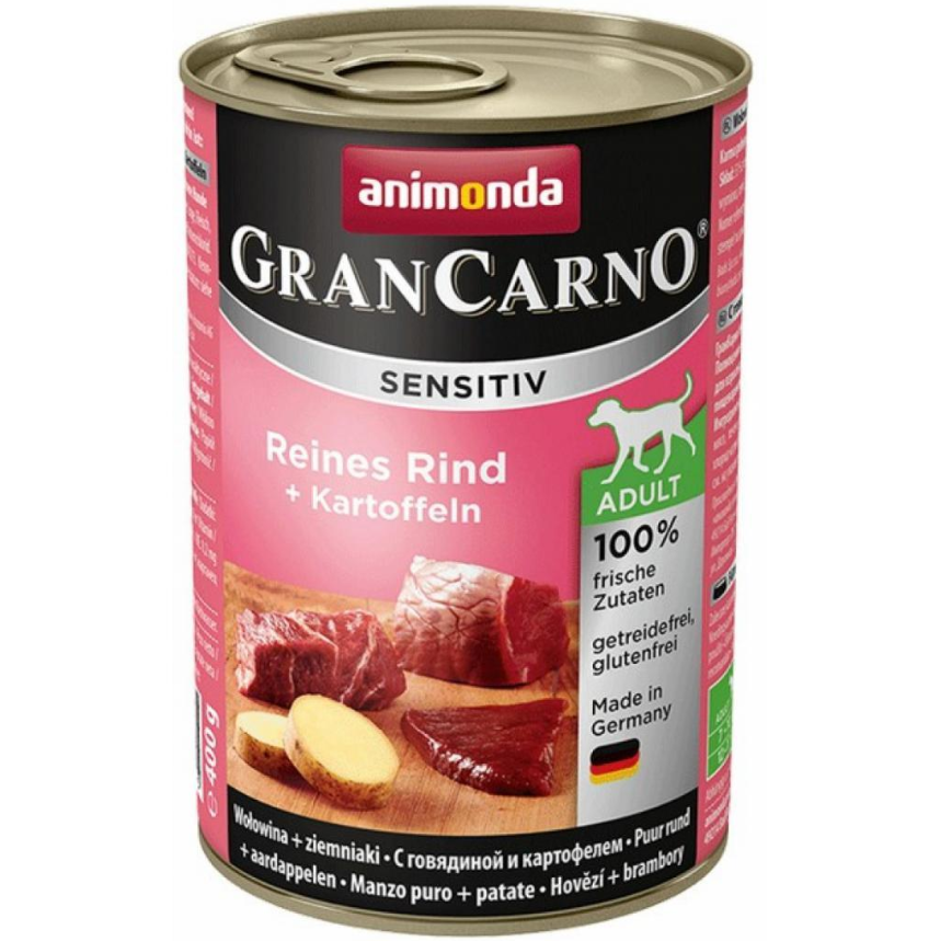 Animonda Gran Carno Sensitiv Sığır Etli Ve Patatesli Köpek Konservesi 5+1 Adet 400 Gr Skt:06/26