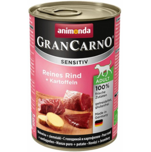 Animonda Gran Carno Sensitiv Sığır Etli Ve Patatesli Köpek Konservesi 5+1 Adet 400 Gr Skt:06/26