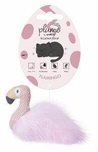 20647099 M-Pets Plume Flamingo Catnipli Kedi Oyuncağı Pink