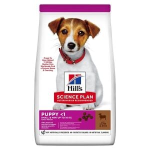 Hill Small Mini Puppy Küçük Irk Kuzu Etli Yavru Köpek Maması 1.5 Kg + Flamingo Ödül  SKT:05/26(Kopya)