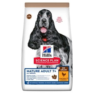 Hills Mature Adult Medium No Grain Chicken Tahılsız Yaşlı Köpek Maması 12 Kg Skt:05/24