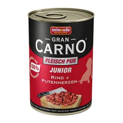 Animonda Gran Carno Sığır Ve Hindi Yüreği Yavru Köpek Konservesi 400 Gr 5+1 Skt:05/26