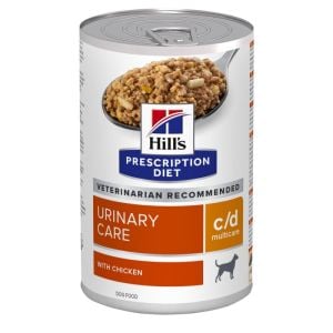 Hills c/d Multicare Tavuklu Köpek Konserve 370gr*12 li Skt:02/26