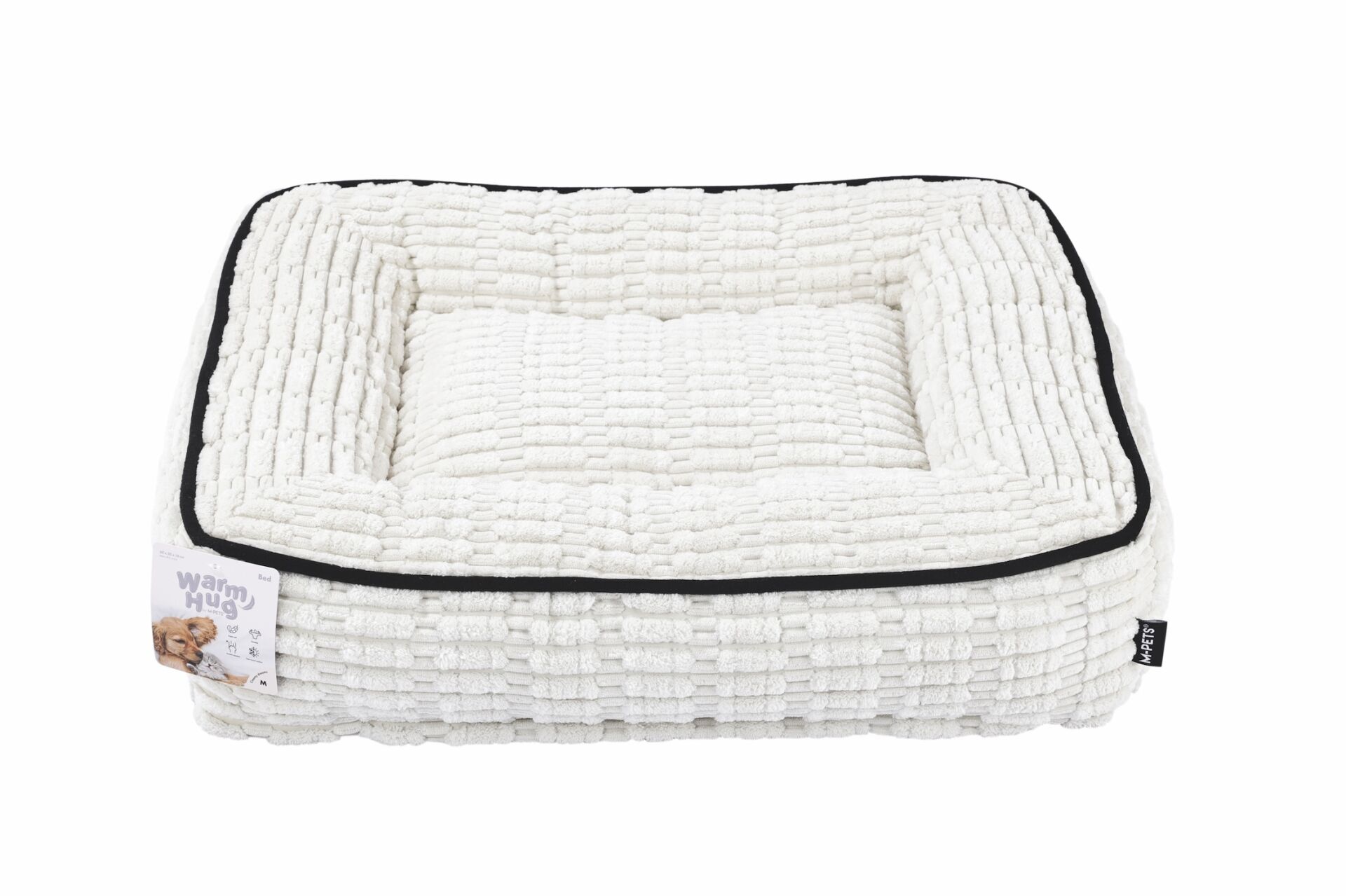 60301999 M-Pets Warm Hug Yatak (M) White
