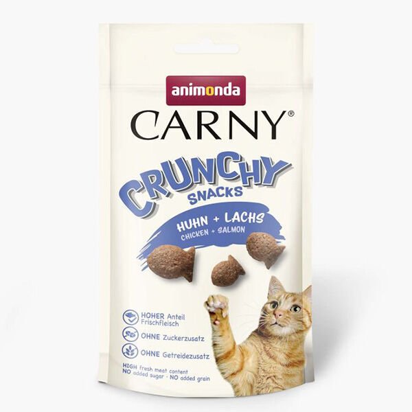 Animonda Carny Meat Tavuk Etli ve Somon Etli Kedi Ödül Maması 50 gr 10 lu skt:08/26