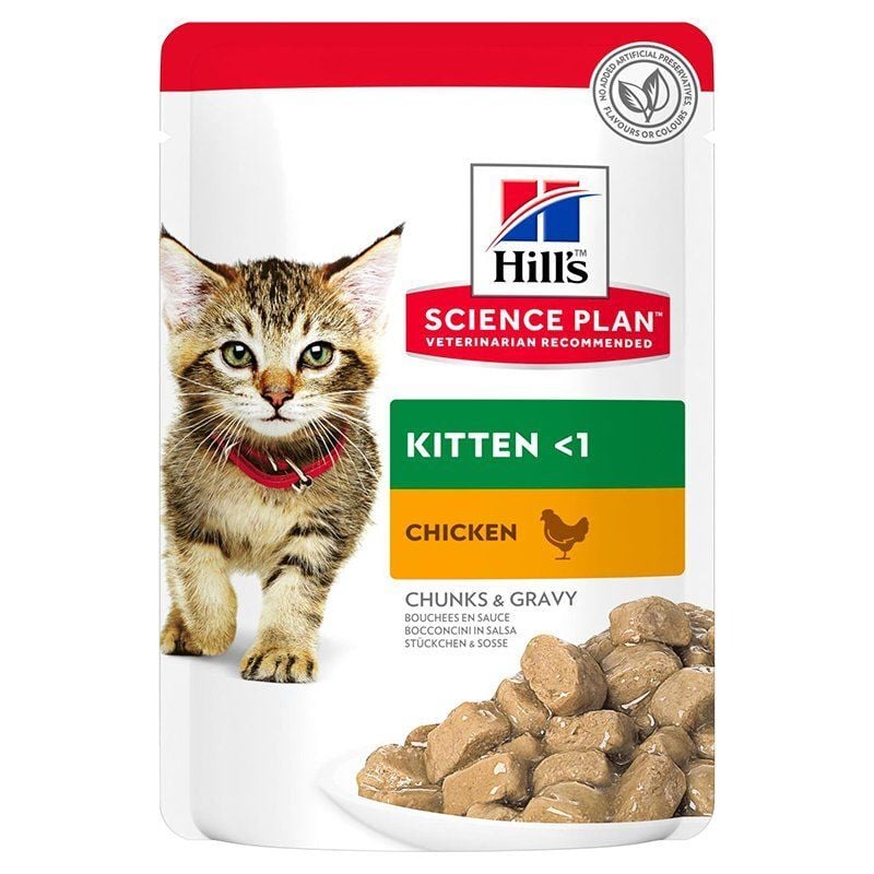 Hills Kitten Tavuklu Yavru Kedi Yaş Mama 85 Gr 12 Adet Skt:07/26