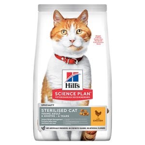 Hill's SP Tavuklu Kısırlaştırılmış Yetişkin Kedi Maması 13+2 KG