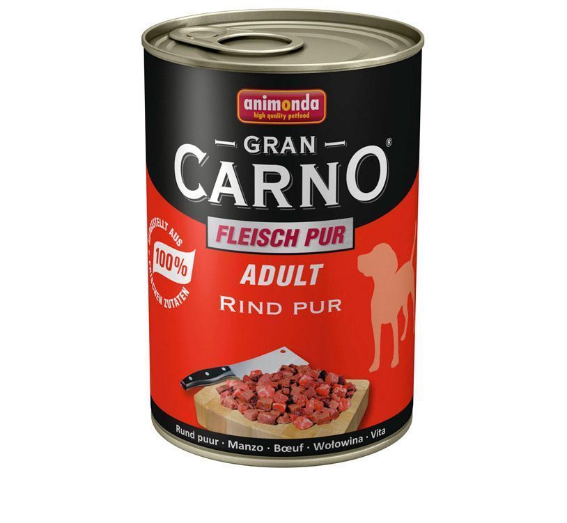 Animonda Gran Carno Sığır Etli Köpek Konservesi 6 Adet 400 Gr Skt:05/26