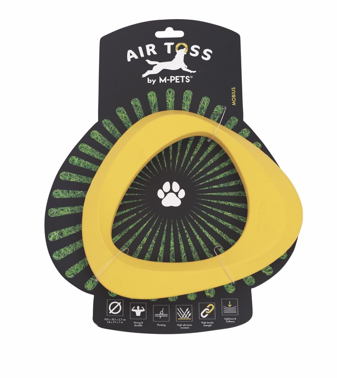 10658206 M-Pets Aır Toss Mobius Dayanıklı Suda Yüzen Köpek Oyuncağı Yellow