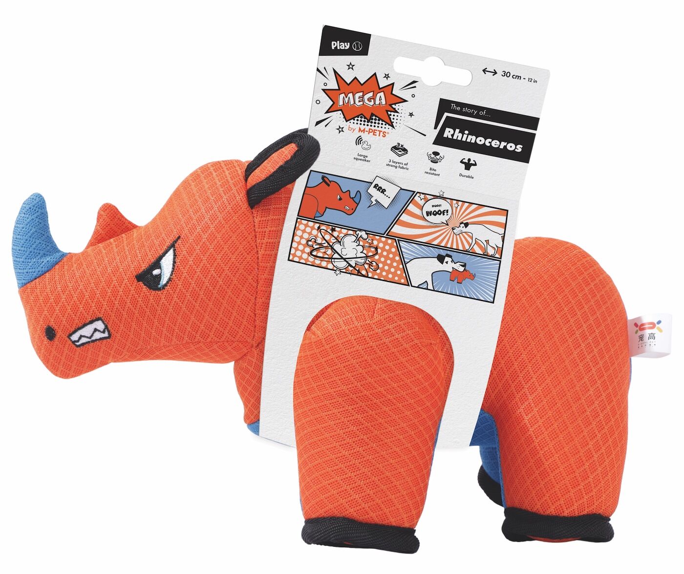 10671599 M-Pets Mega Rhinoceros Köpek Oyuncağı