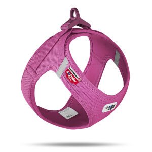 Curlı Vest Harness Curlı Clasp Aır-Mesh Fuchsıa S