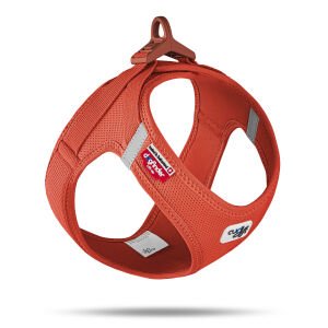 Curlı Vest Harness Curlı Clasp Aır-Mesh Sun Orange 3Xs