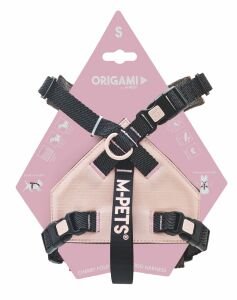 10851899 M-Pets Orıgamı Reflektörlü Sırt Tasması Pink (S)