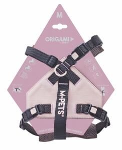 10851999 M-Pets Orıgamı Reflektörlü Sırt Tasması Pink (M)
