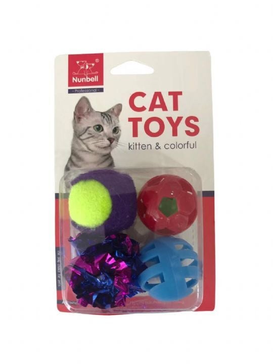 Nunbell Kedi Oyuncagı 4 Parça