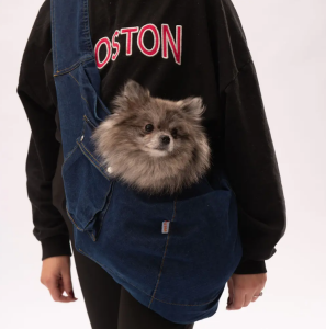 23026 Mavi Denim Crossbody Çanta