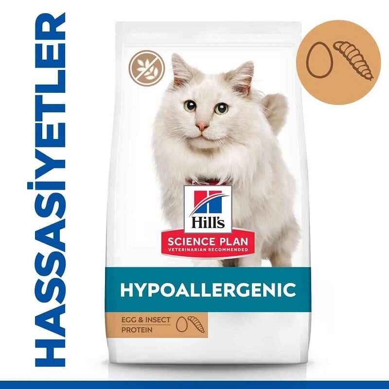 Hill's Hypo-Allergenic Yetişkin Kedi Maması 7 kg skt:06/27