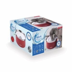 60516799 M-Pets Splash Control Metal Su Kabı 3,7L Red